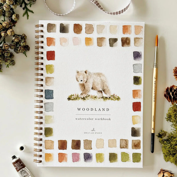 Winter and Holiday Watercolor Workbooks