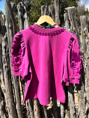 Ivy Jane Trails of Flowers Knit Top