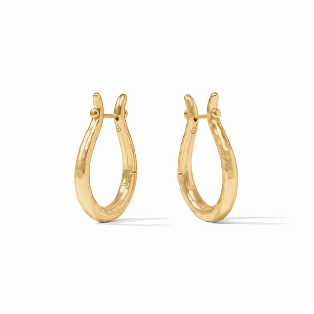 Julie Vos Saratoga Hoop -Gold -M