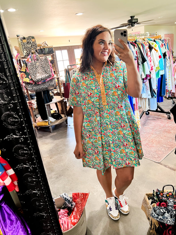 Ivy Jane Animal Shirt Dress