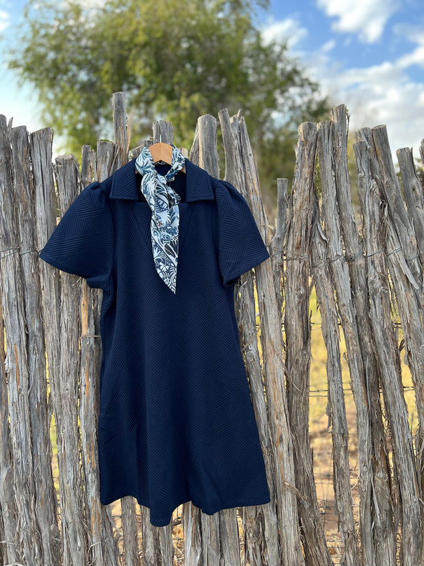 Ballgame Navy Dress