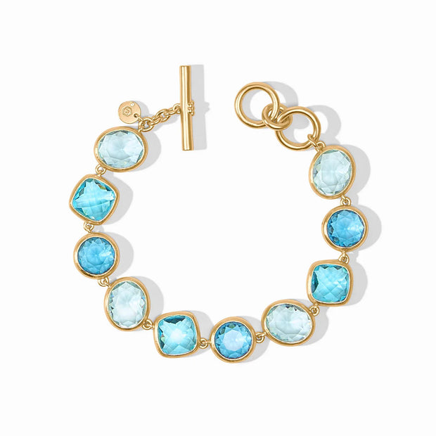 Julie Vos Kaleidoscope Tennis Bracelet - Bahamian Blue