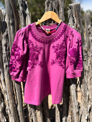 Ivy Jane Trails of Flowers Knit Top