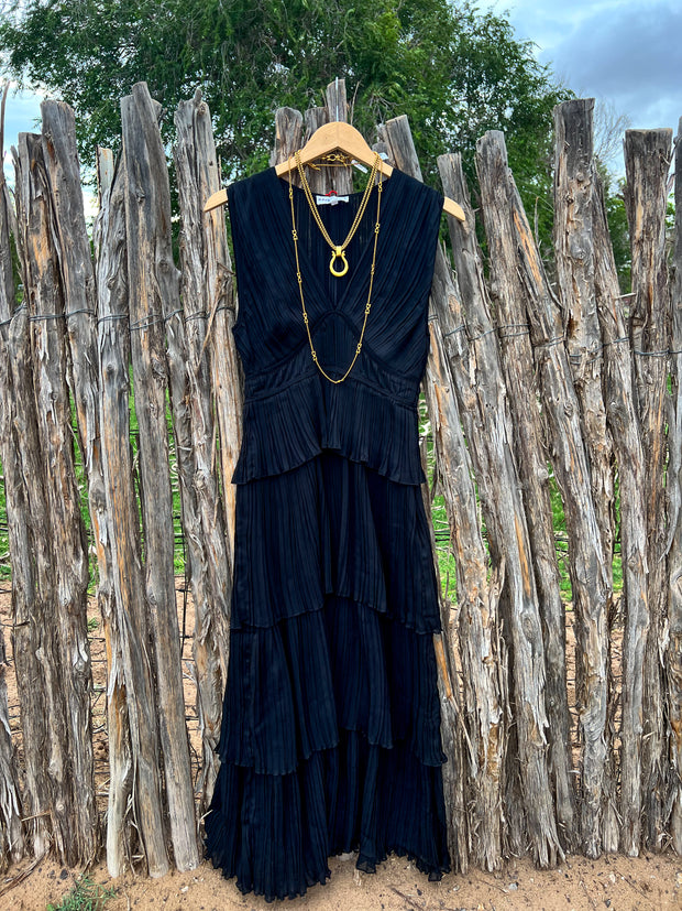 Do Anything Chic Pleated Dress