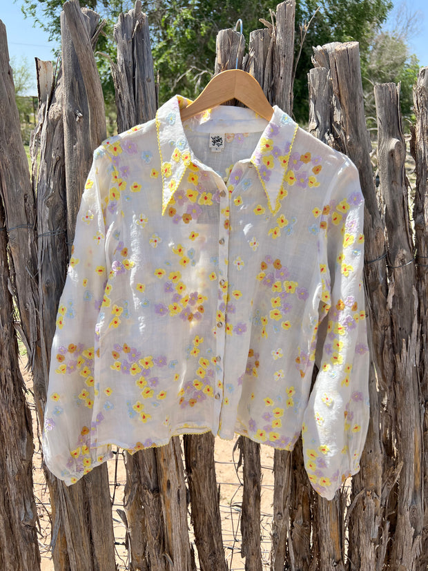 Ivy Jane Embroidered Floral Shirt