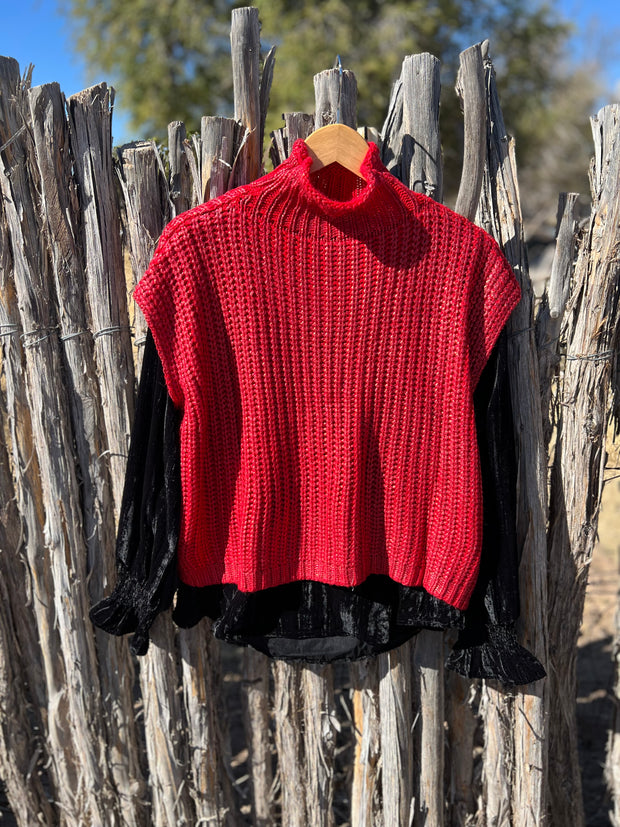 Red Foil Sweater