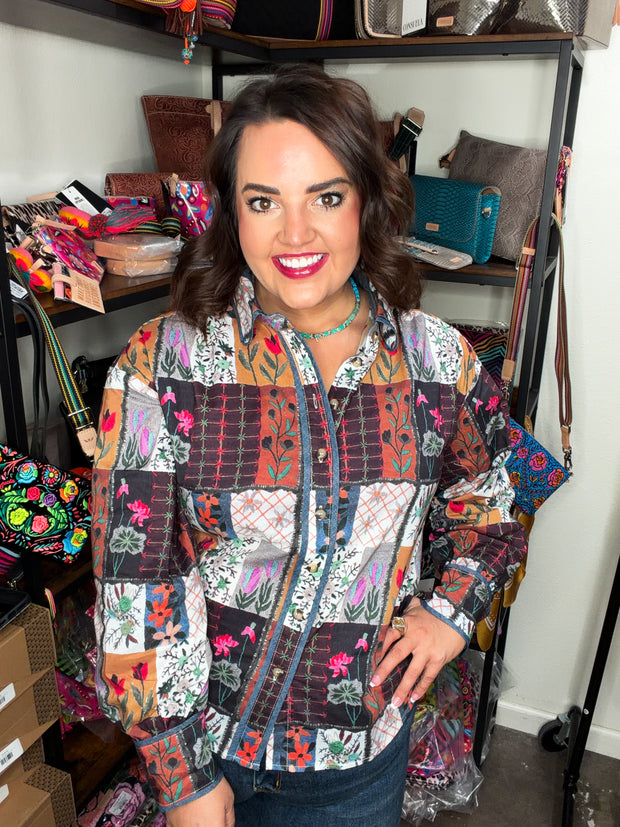 Brick Patchwork Top