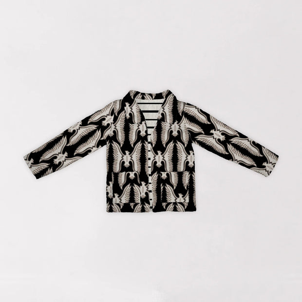 Chase Firebird Black Quilted Snap Jacket