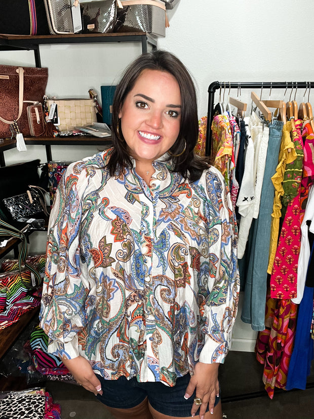 Pretty Paisley Top