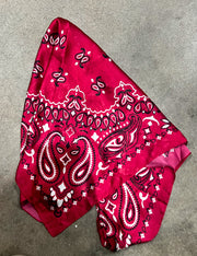 Classic Crimson Paisley Wild Rag