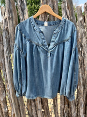 Ivy Jane Denim Popover