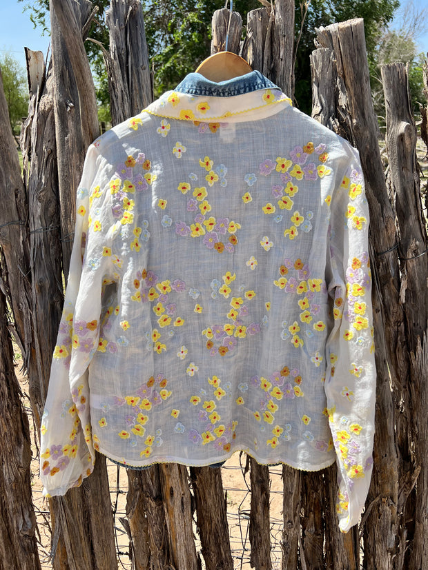 Ivy Jane Embroidered Floral Shirt