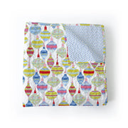 Holiday Ornaments King Quilt