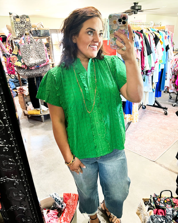 Lilly Eyelet Top