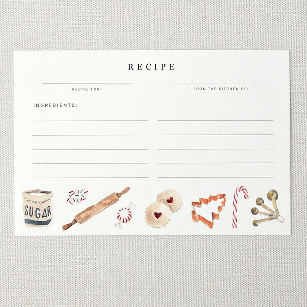 Christmas Recipe Cards