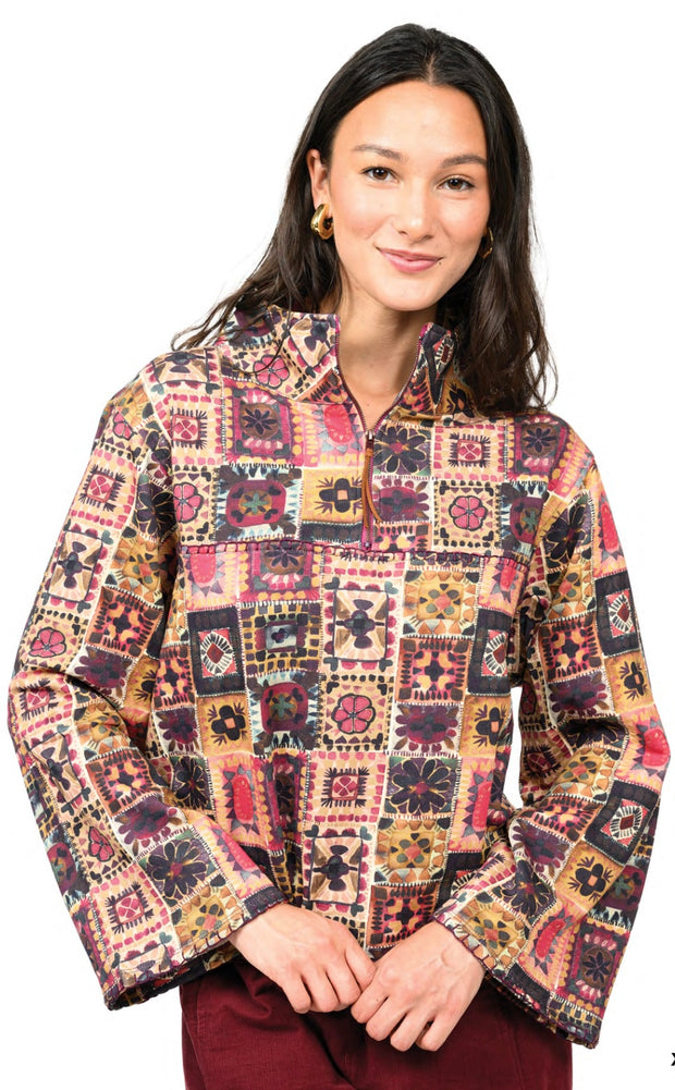 Ivy Jane Zip Front Terry Popover