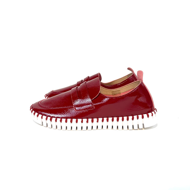 Red Patent Loafers