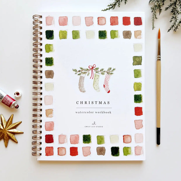 Winter and Holiday Watercolor Workbooks