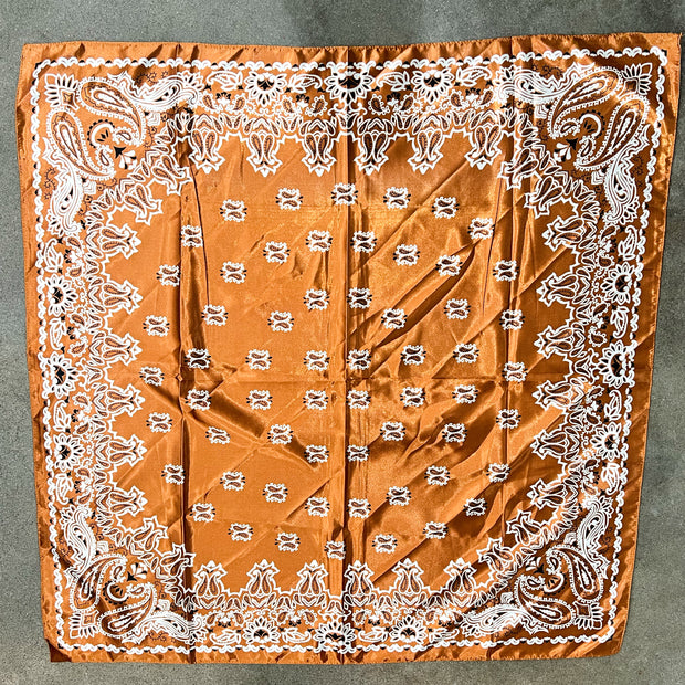 Copper Classic Paisley Wild Rag