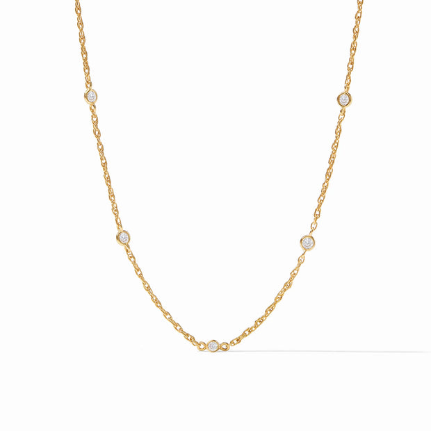 Julie Vos Celeste Delicate Station Necklace