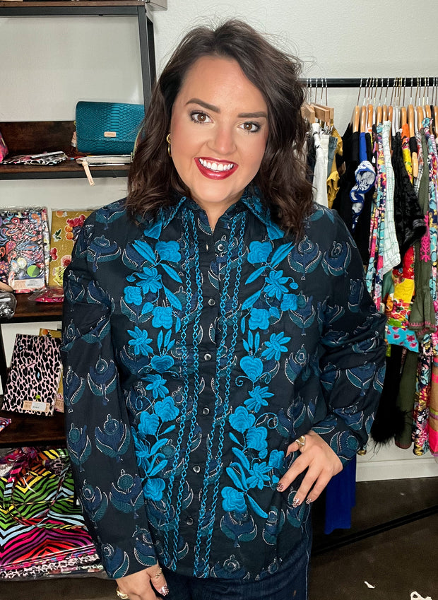 Ivy Jane Maricela Blue/Black