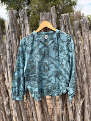 Ivy Jane Toile Ruffled Hem Shirt