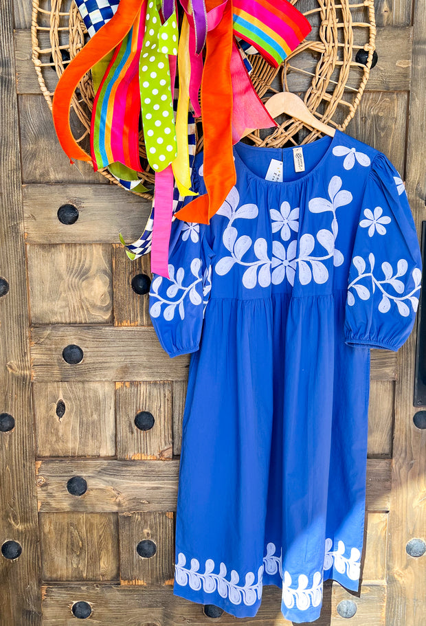 Ivy Jane Cord Embroidered Dress