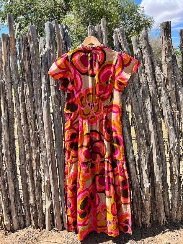 Ivy Jane Bold Floral Midi Dress