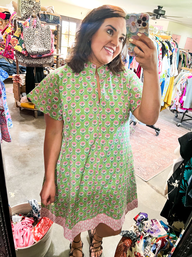 Ivy Jane Kantha Stitched Dress