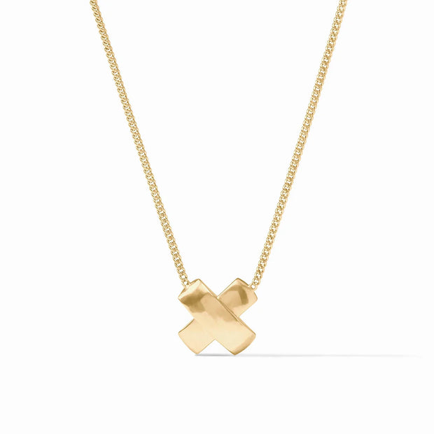 Julie Vos Catalina X Delicate Necklace-Gold