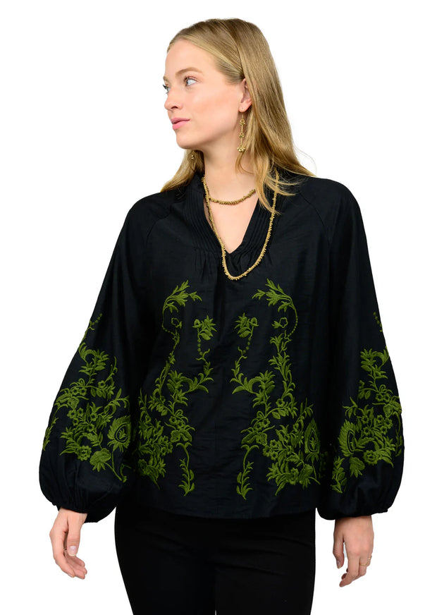 Ivy Jane Poet Embroidered Top