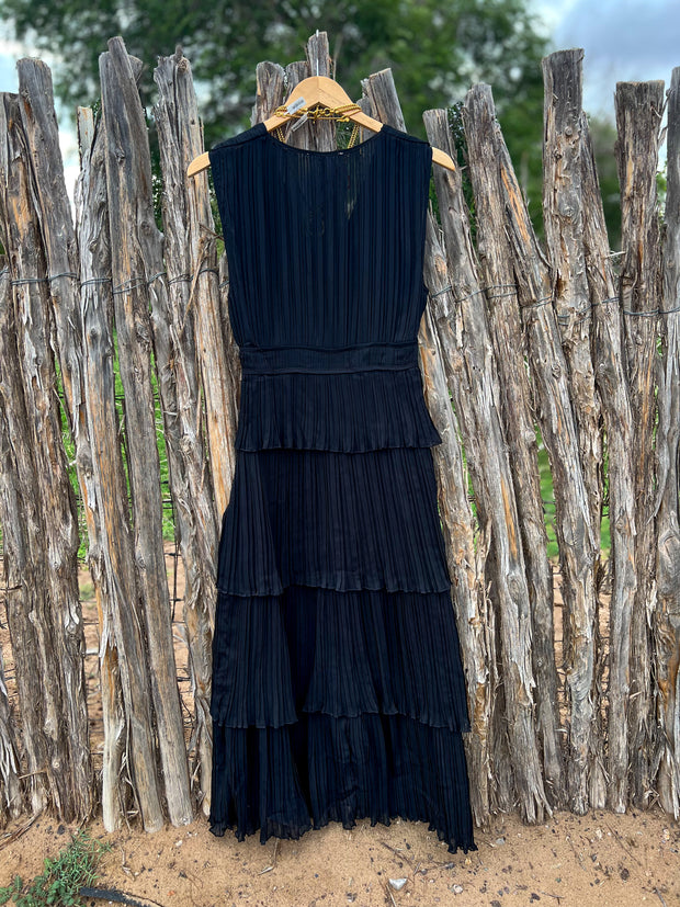 Do Anything Chic Pleated Dress