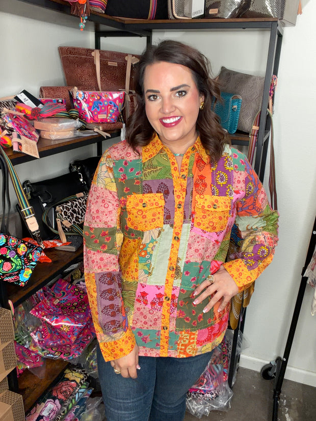 Ivy Jane Fall Patchwork Camp Shirt