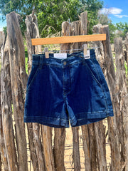 Judy Blue High Waist Denim Trouser Shorts