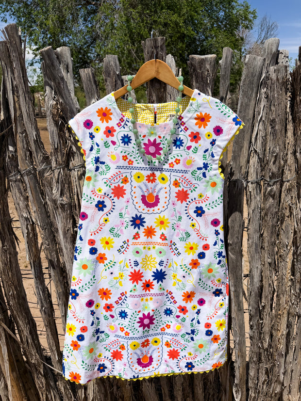 ivy jane embroidered dress IVY JANE - STRIPE EMBROIDERED DRESS