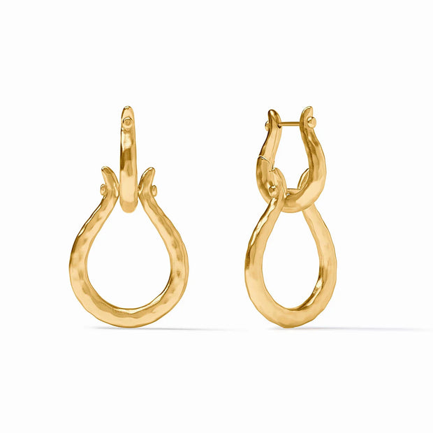 Judy Vos Saratoga 2-in-1 Earrings Gold