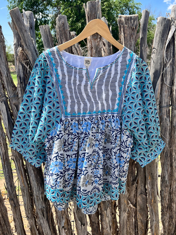 Ivy Jane Multi Blues Top