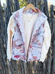 Natalie Floral Quilted Vest