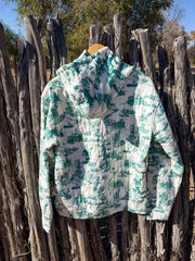 Christmas Quilted Hoodie Sweatshirt