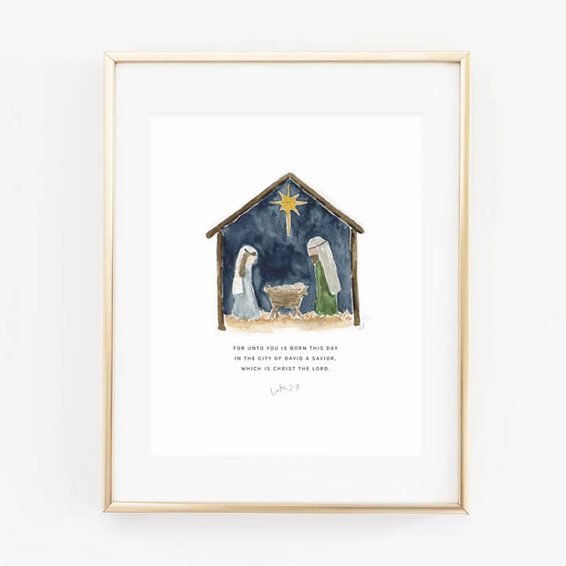Nativity Art Print