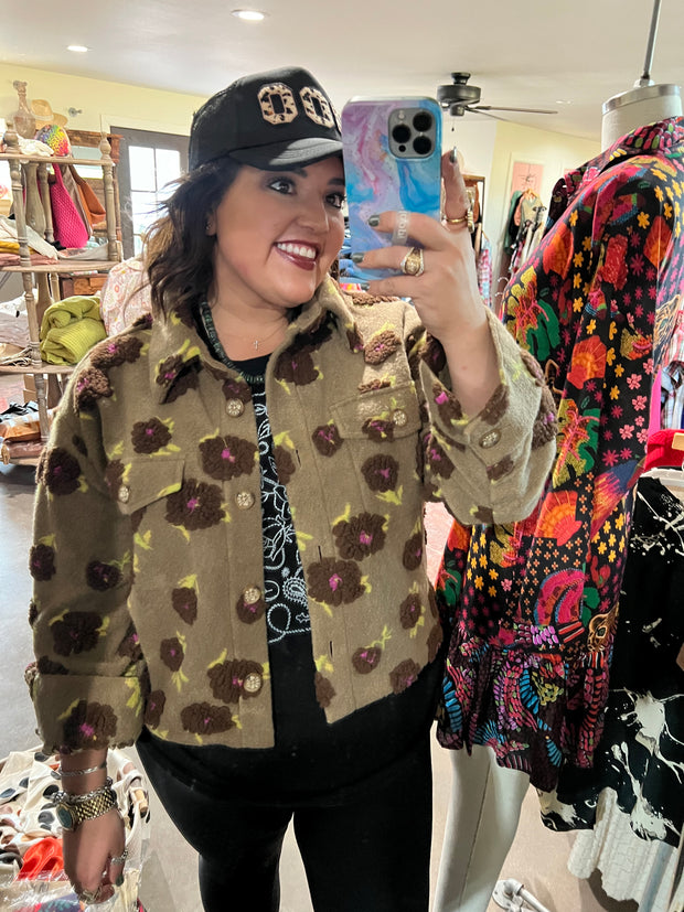 Ivy Jane Puff Floral Barn Jacket