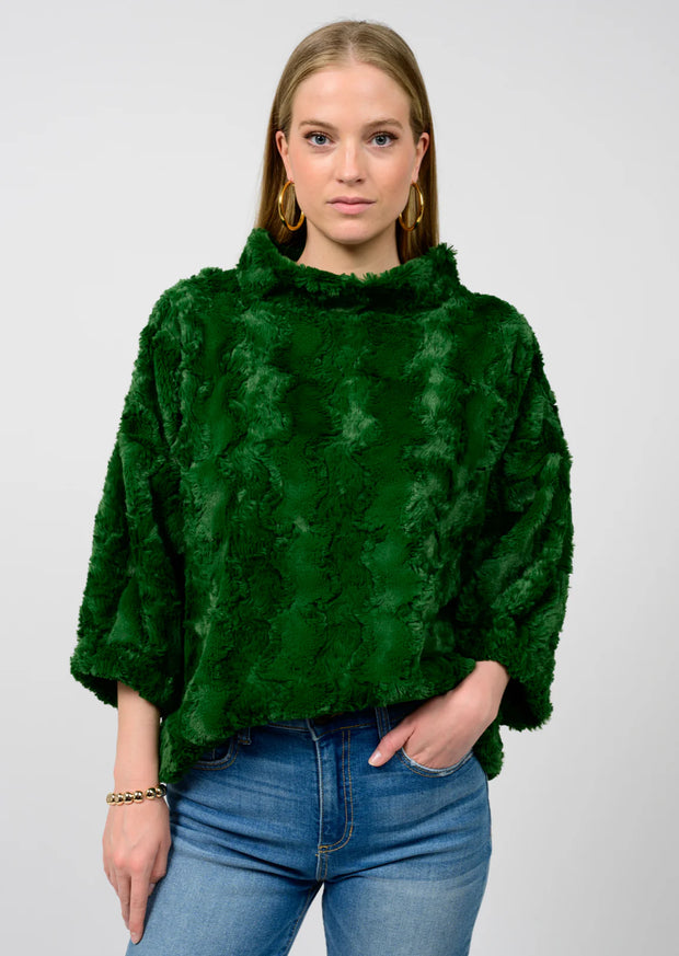 Ivy Jane Evergreen Poof Sleeve Top