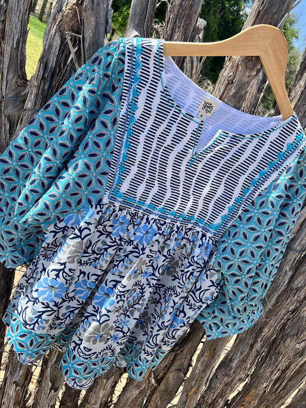 Ivy Jane Multi Blues Top