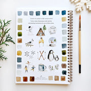Winter and Holiday Watercolor Workbooks