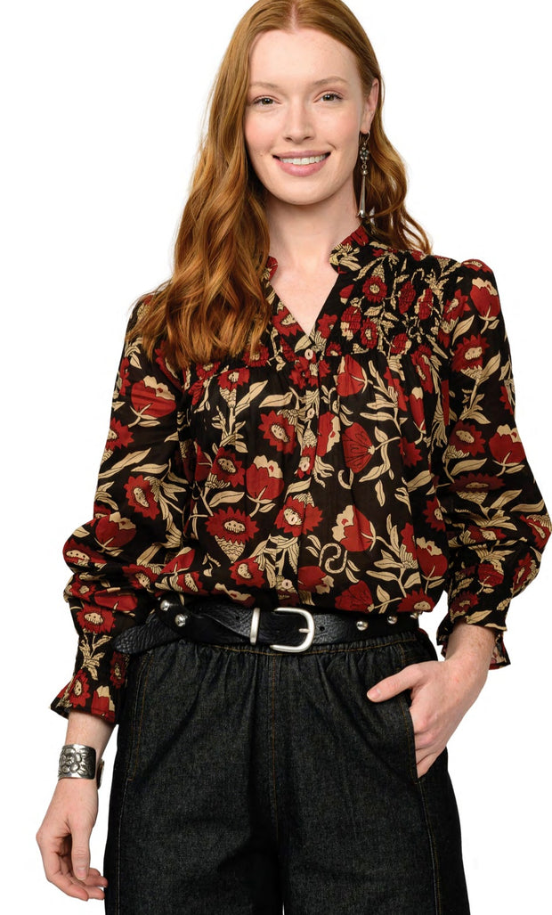 Ivy Jane Fields of Poppies Top