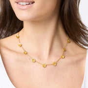 Julie Vos Delicate Bloom Station Necklace