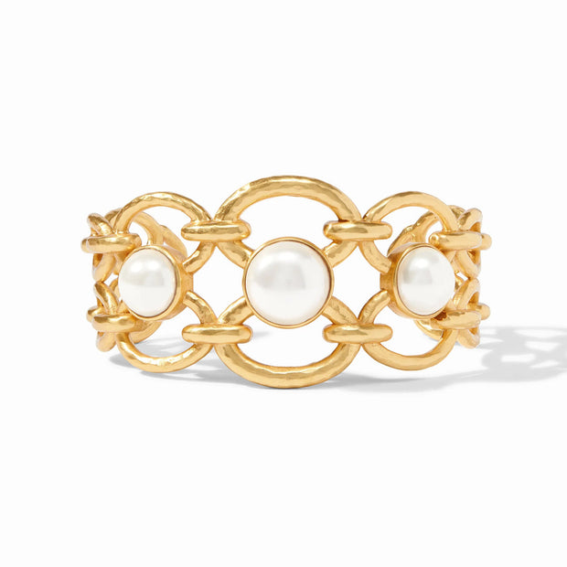 Palmetto Cuff Gold Pearl