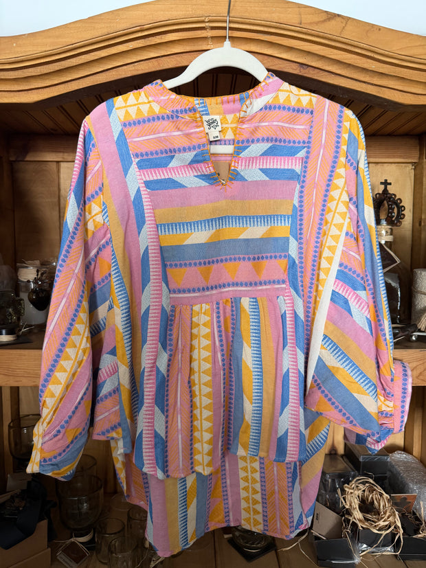 Ivy Jane Candy Striped Popover