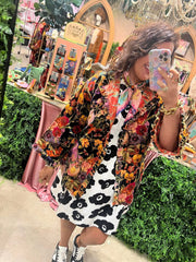 Midnight Posey Velvet Jacket