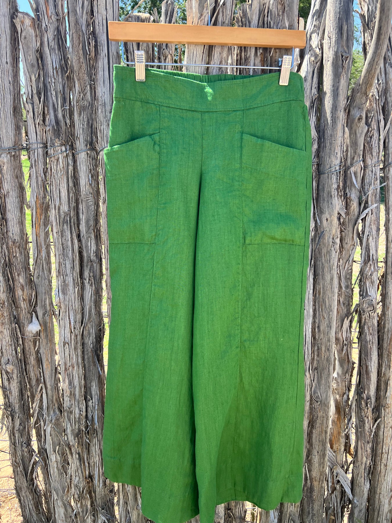 Ivy Jane Linen Slouch Pocket Pant Green – Qué Cute Style Boutique